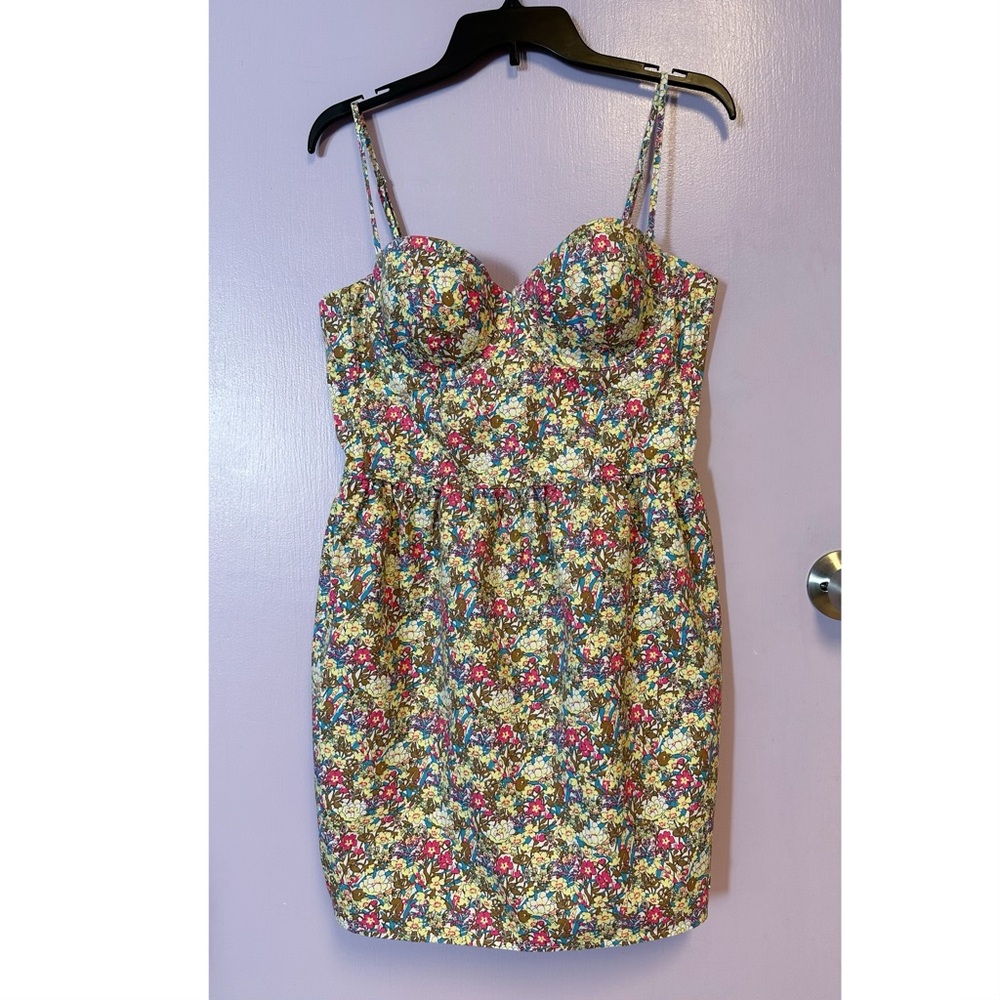 Pink Victoria's Secret Floral Corset Dress